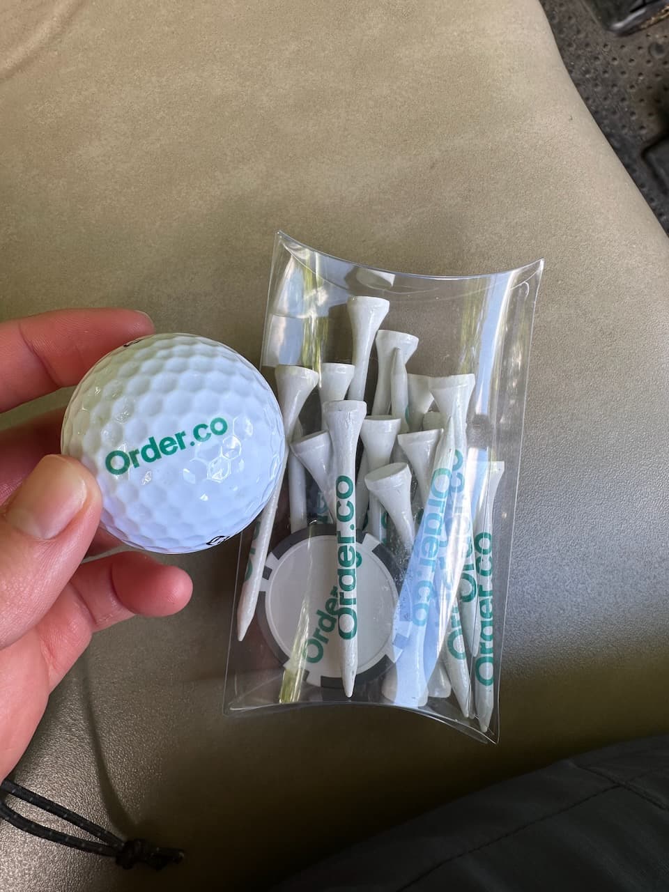 Supplies for the golf Scramble