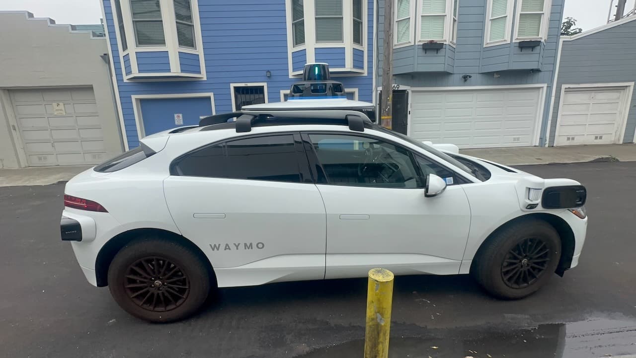 Our first autonomous car ride in San Francisco - graciously booked by strangers at the coffee shop who overheard us wishing we were already off the waitlist!