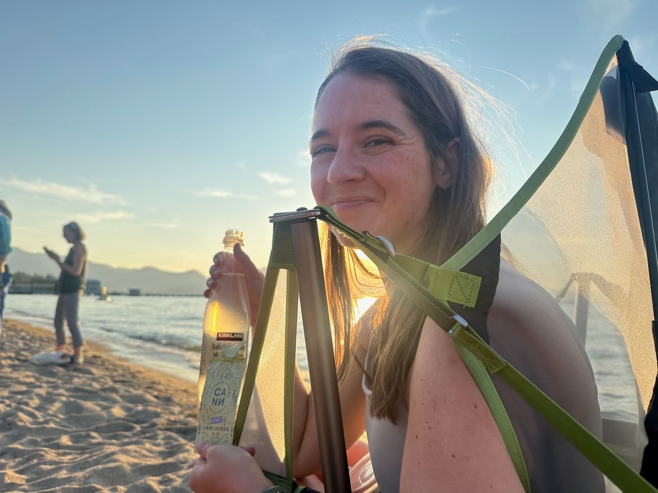 Every Thursday, we ride our bikes to the beach for a weekly sunset concert