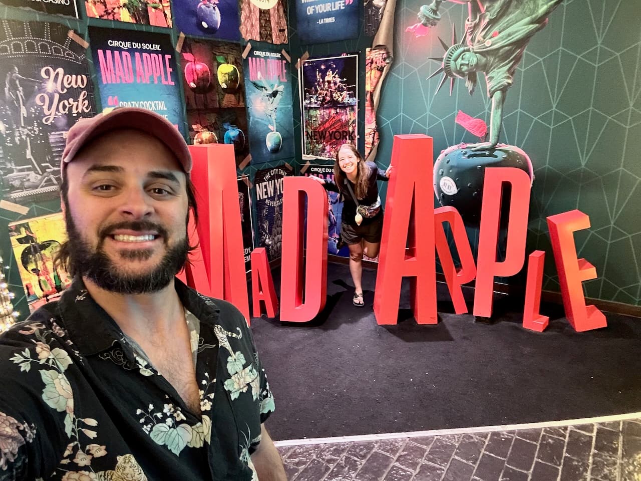 Per tradition when we it is just the two of us in Vegas, we go see a new-to-us show and Mad Apple seemed like the perfect fit a few months after his first trip to NYC