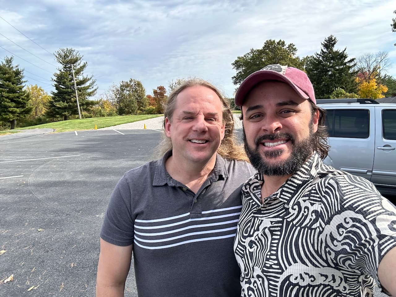 Visiting with our buddy, Eric, in St. Louis