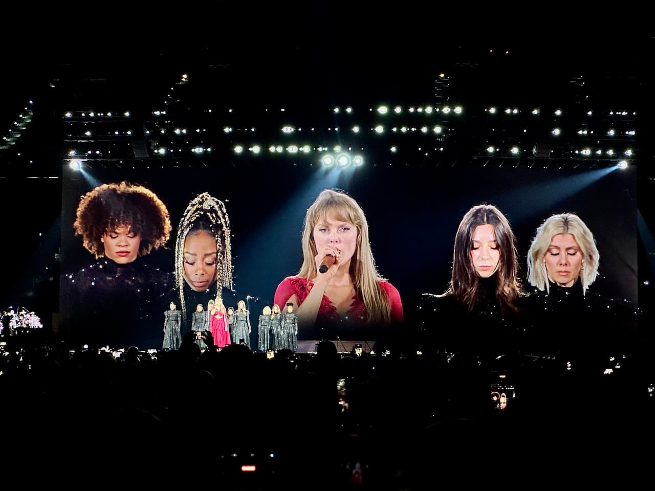 Never have I ever been so glad to be in a crowd of 70,000 people